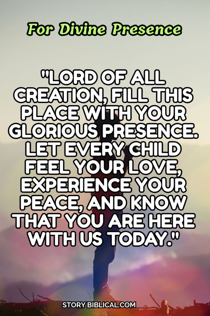 For Divine Presence