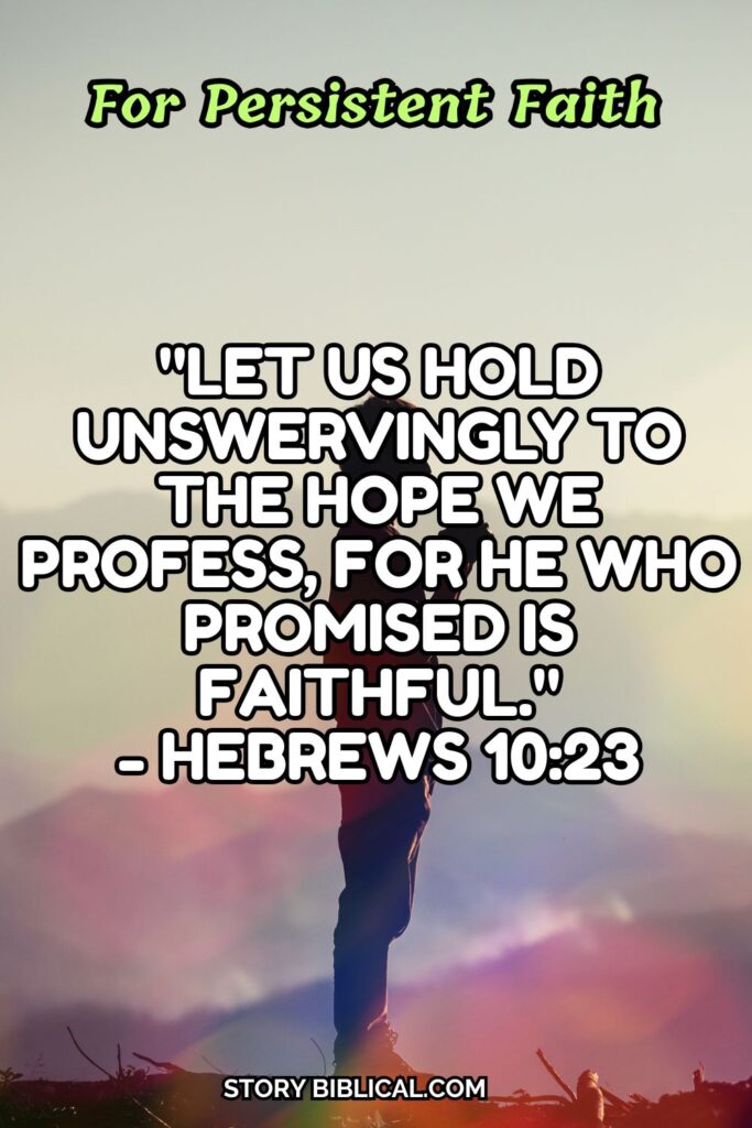 For Persistent Faith
