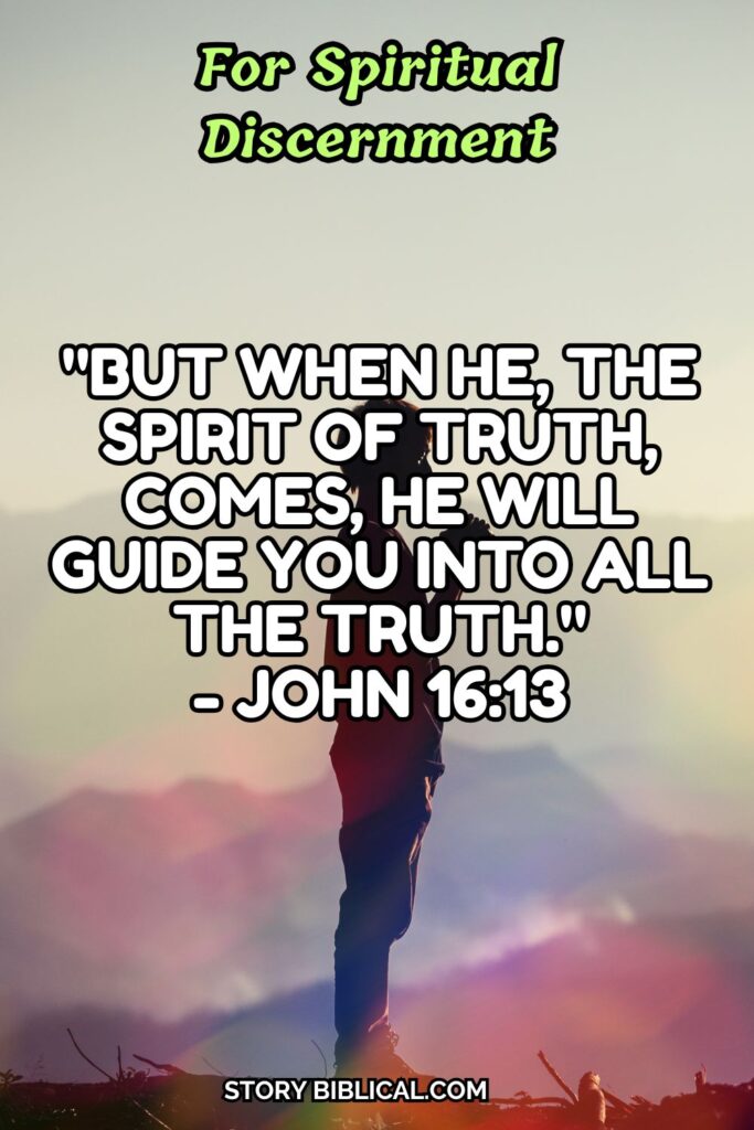 For Spiritual Discernment
