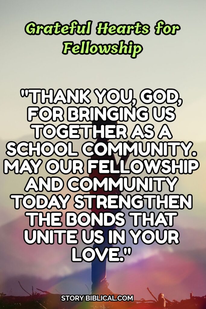 Grateful Hearts for Fellowship