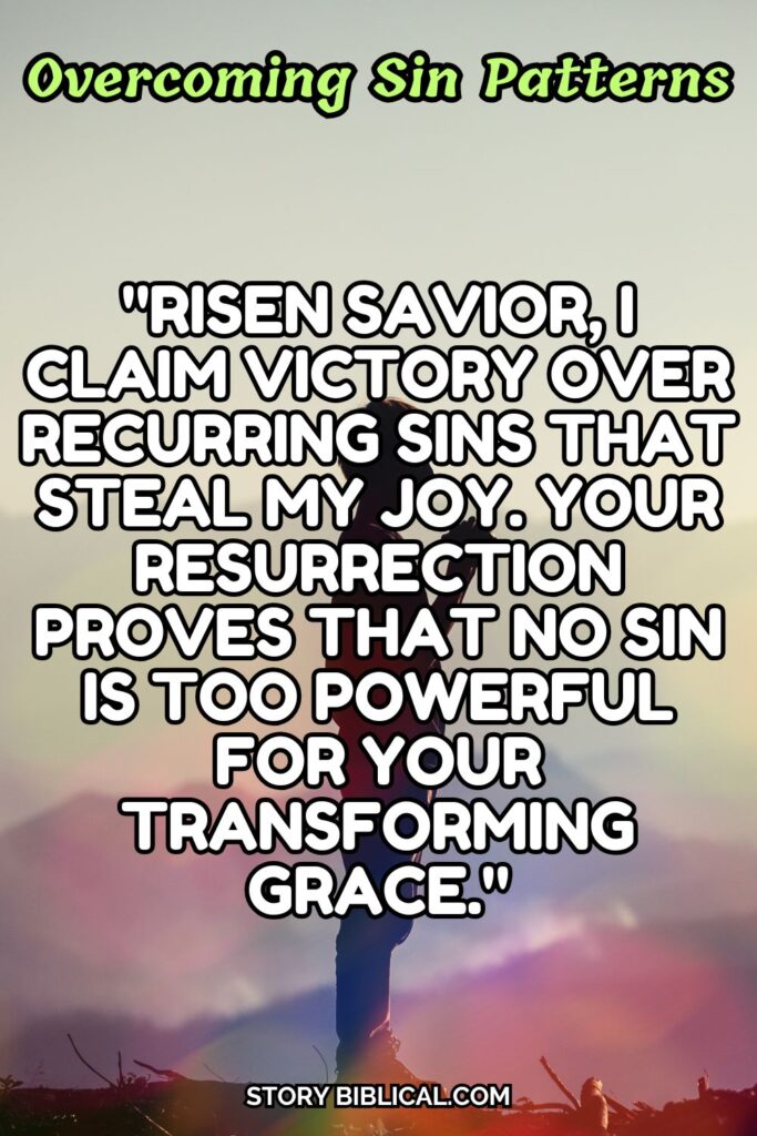 Overcoming Sin Patterns