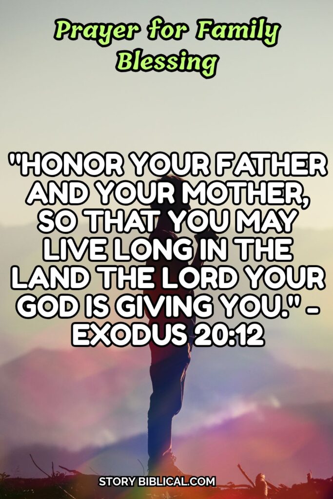 Prayer for Family Blessing