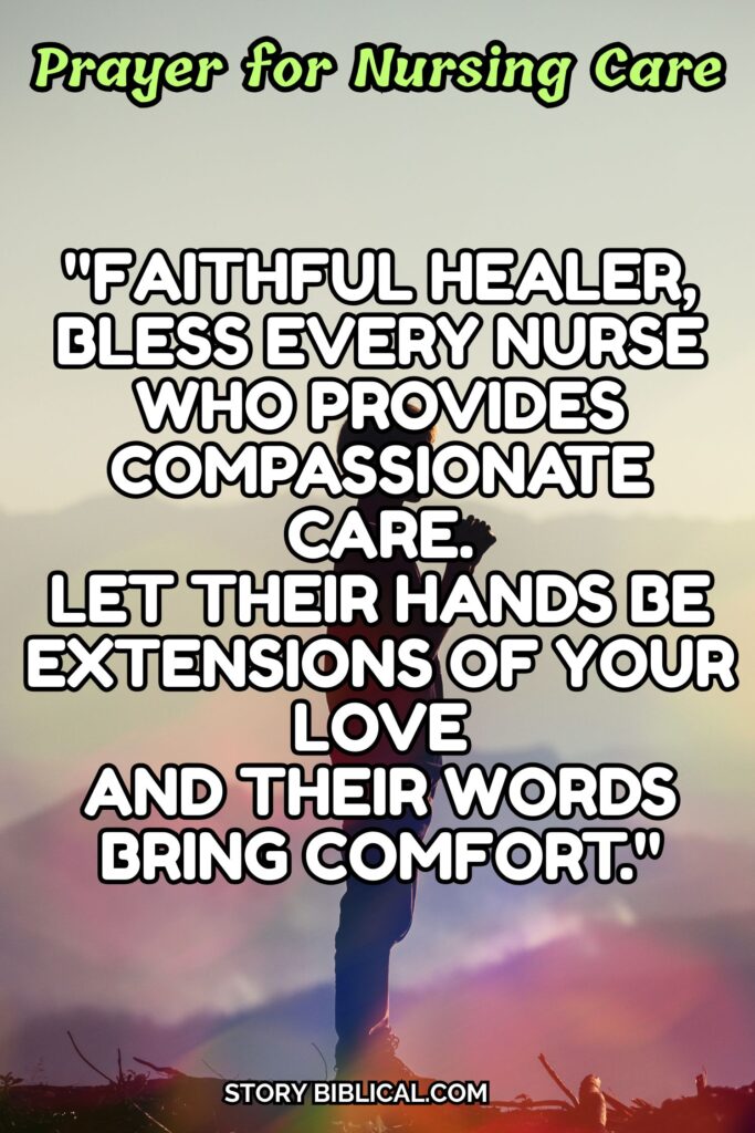 Prayer for Nursing Care