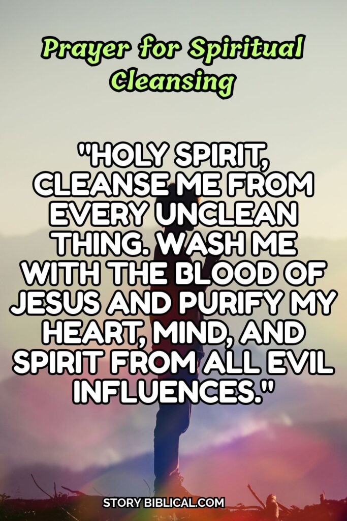 Prayer for Spiritual Cleansing