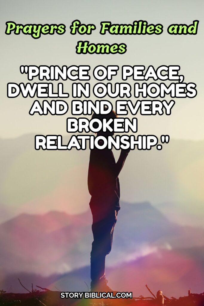 Prayers for Families and Homes