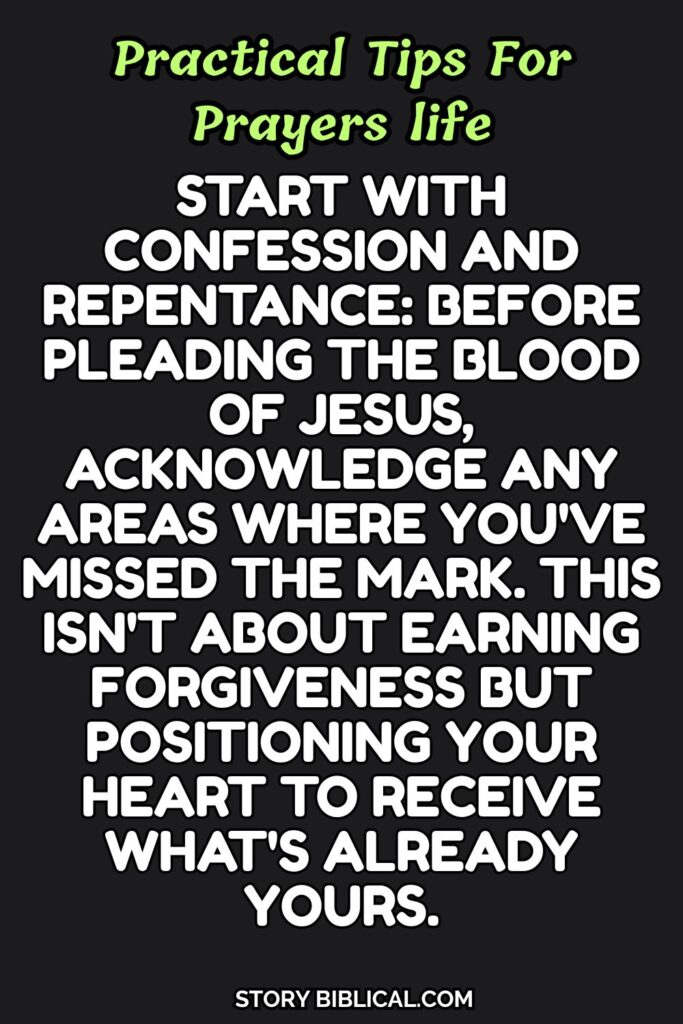 plead the blood of jesus prayer
