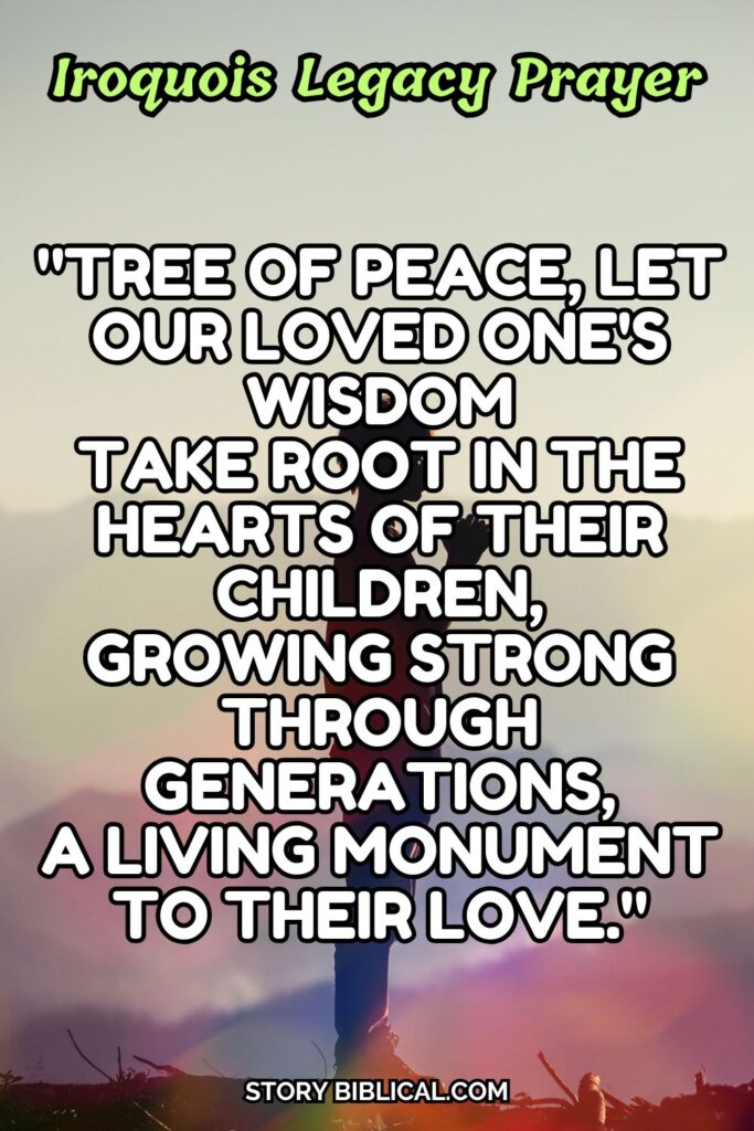 Iroquois Legacy Prayer