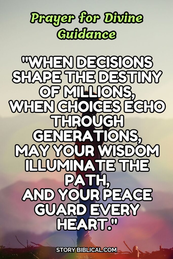 Prayer for Divine Guidance