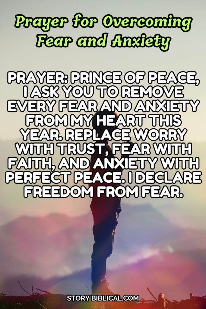 Prayer for Overcoming Fear and Anxiety