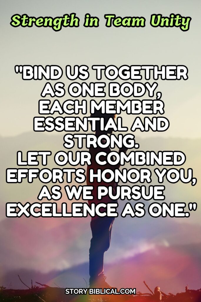 Strength in Team Unity