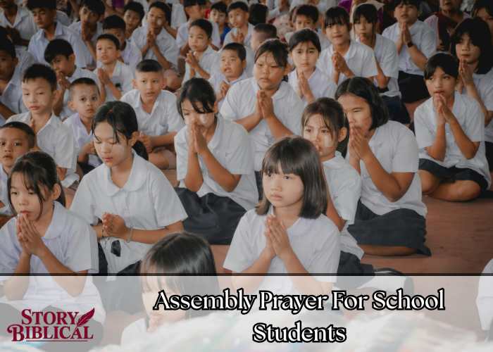 Assembly Prayer For School Students