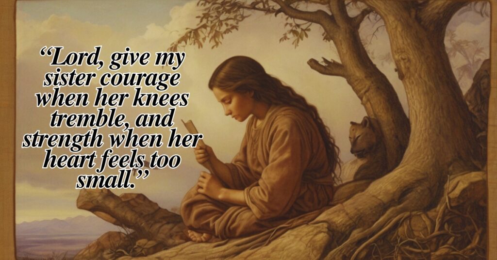Encouragement Strength Prayer for a Sister