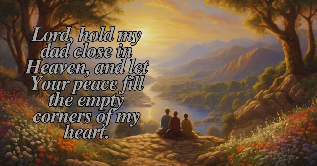 Memory Prayer for Dad in Heaven
