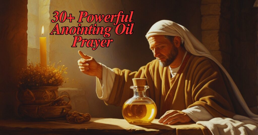 30+ Powerful Anointing Oil Prayer