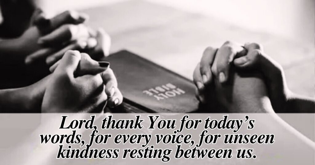 closing prayer for meeting 