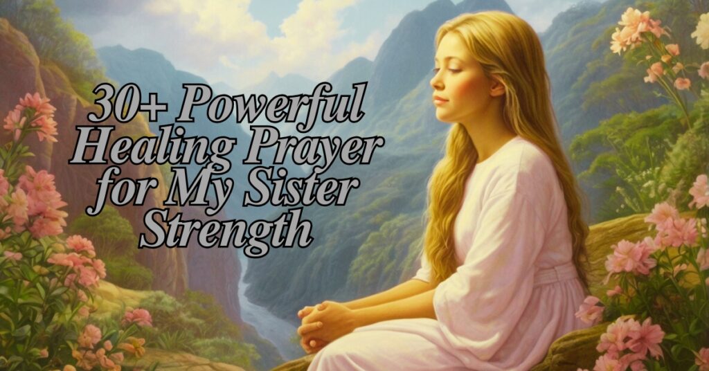 30+ Powerful Healing Prayer for My Sister Strength
