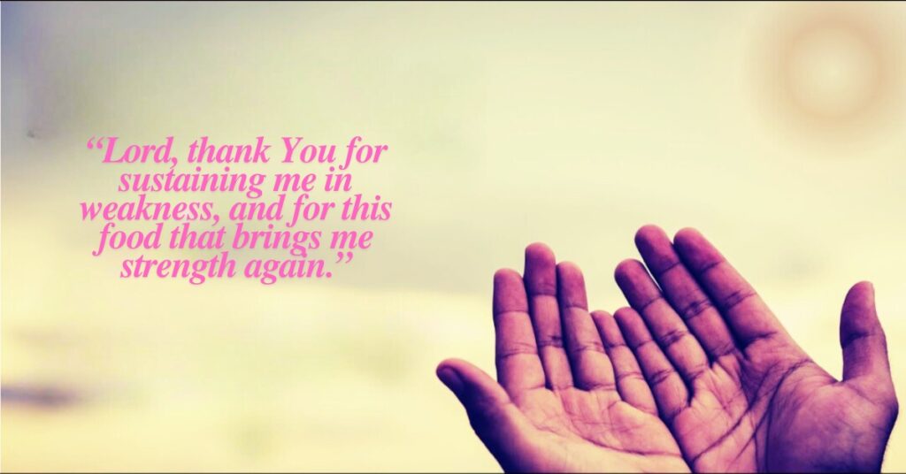 Prayer for Breaking Fast
