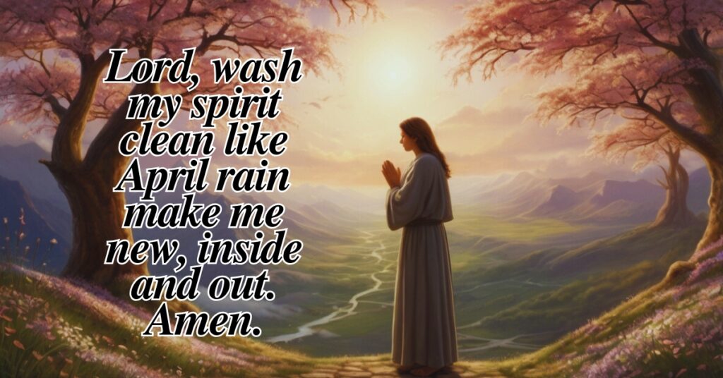 Prayer For April