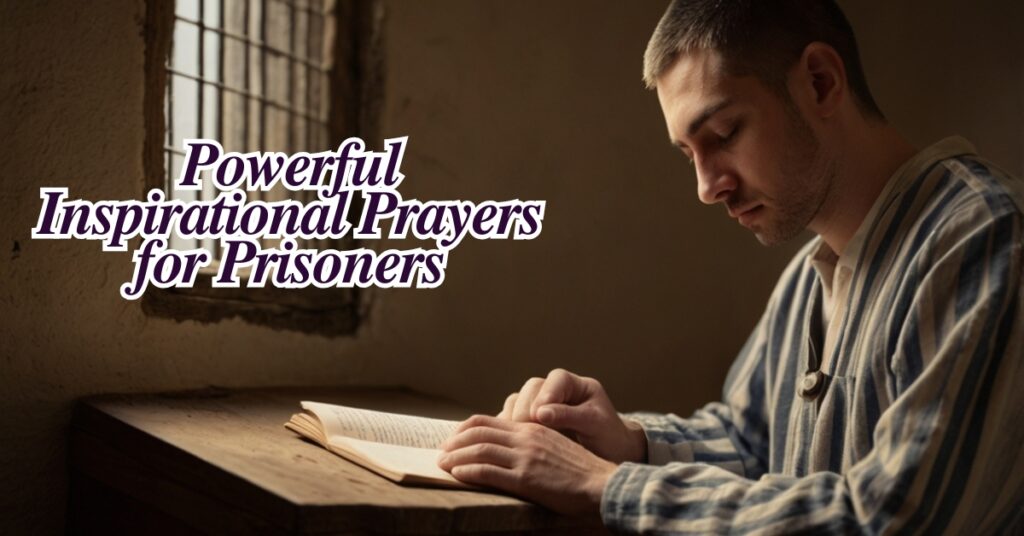 30+ Powerful Inspirational Prayers for Prisoners