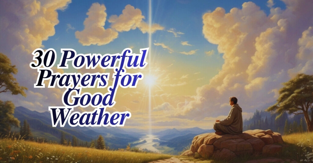 30 Powerful Prayers for Good Weather