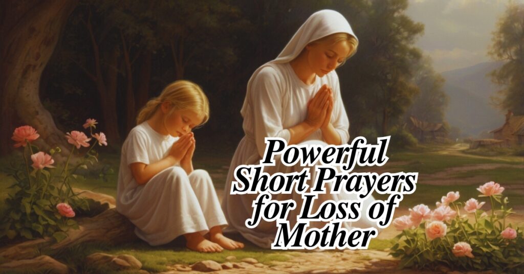 30+ Powerful Short Prayers for Loss of Mother