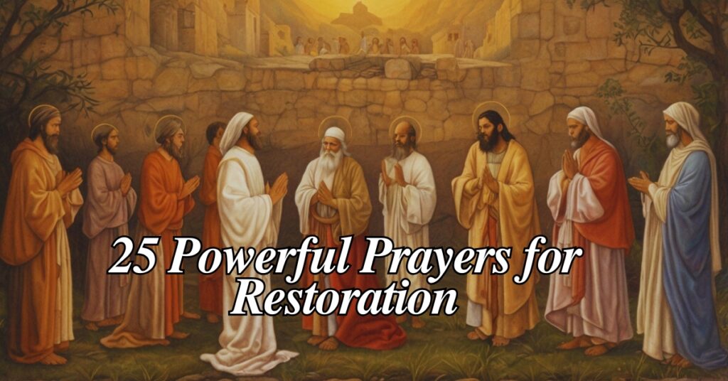 25 Powerful Prayers for Restoration