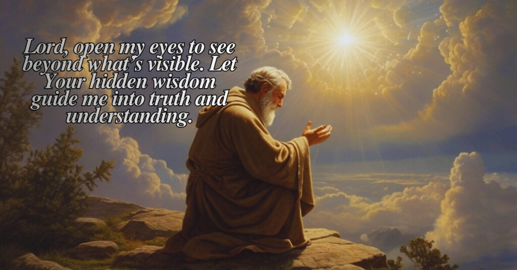 Prayers for God to Reveal Hidden Things