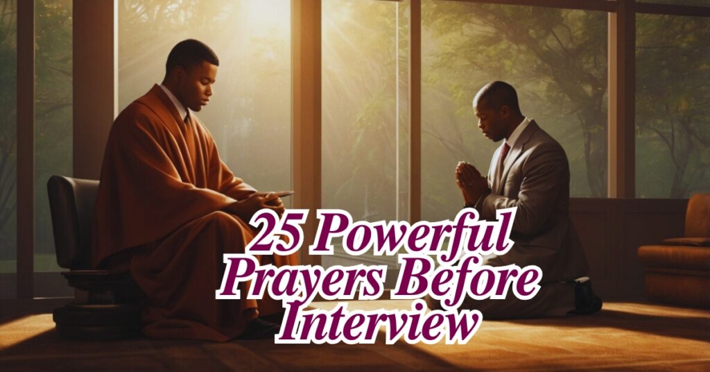 Powerful Prayers Before Interview