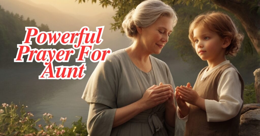 Powerful Prayer For Aunt