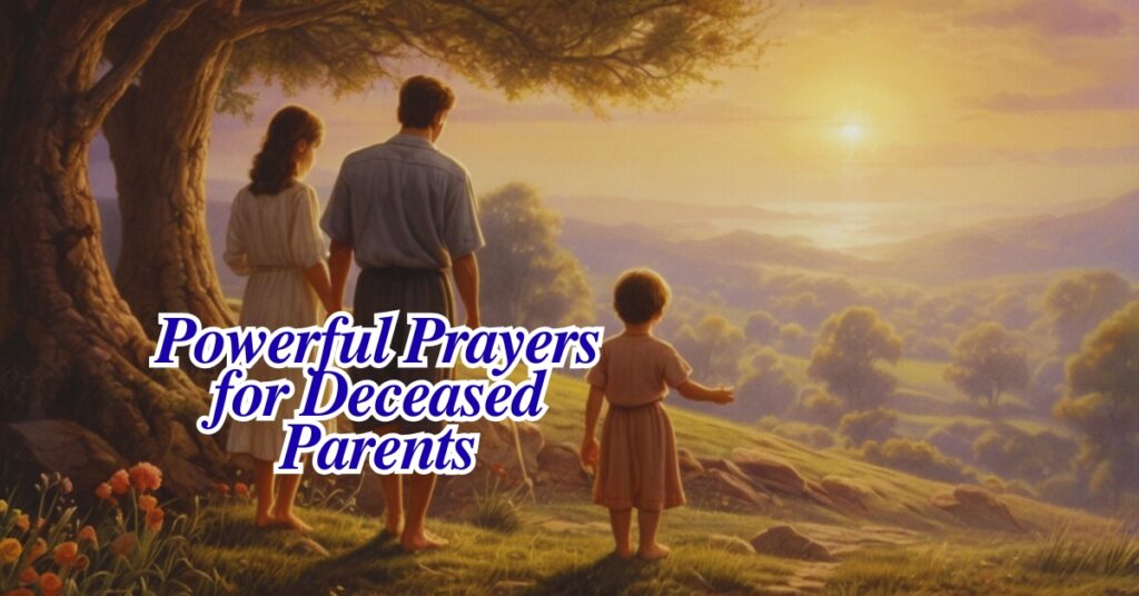 Powerful Prayers for Deceased Parents