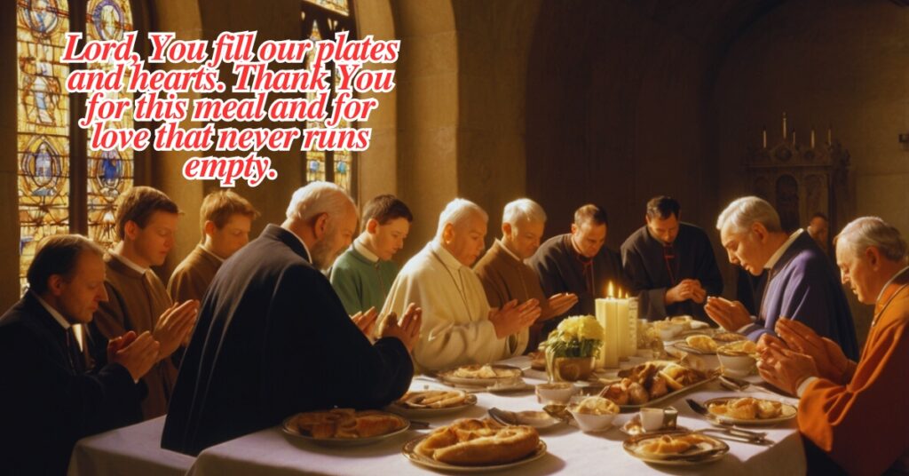 Catholic Prayers Before Meal