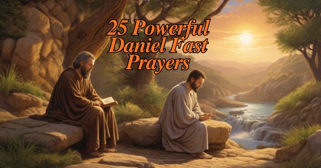 25 Powerful Daniel Fast Prayers