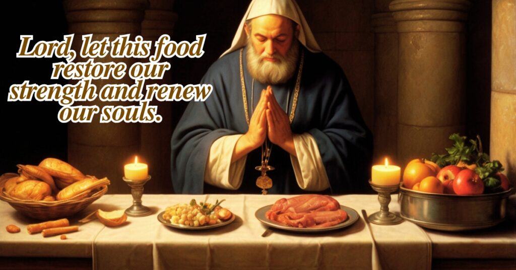 Catholic Prayers Before Meal