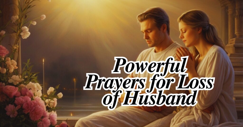 25 Powerful Prayers for Loss of Husband