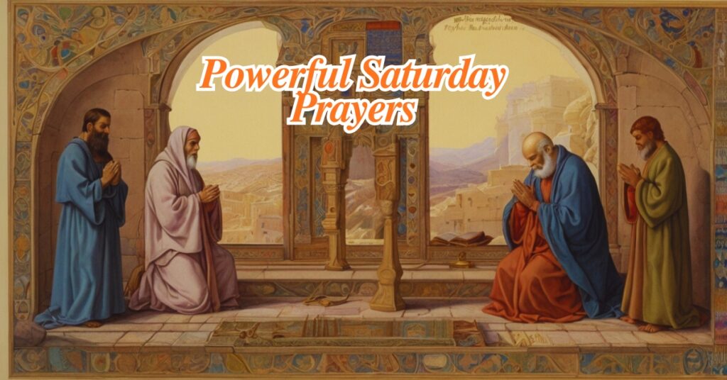 25 Powerful Saturday Prayers