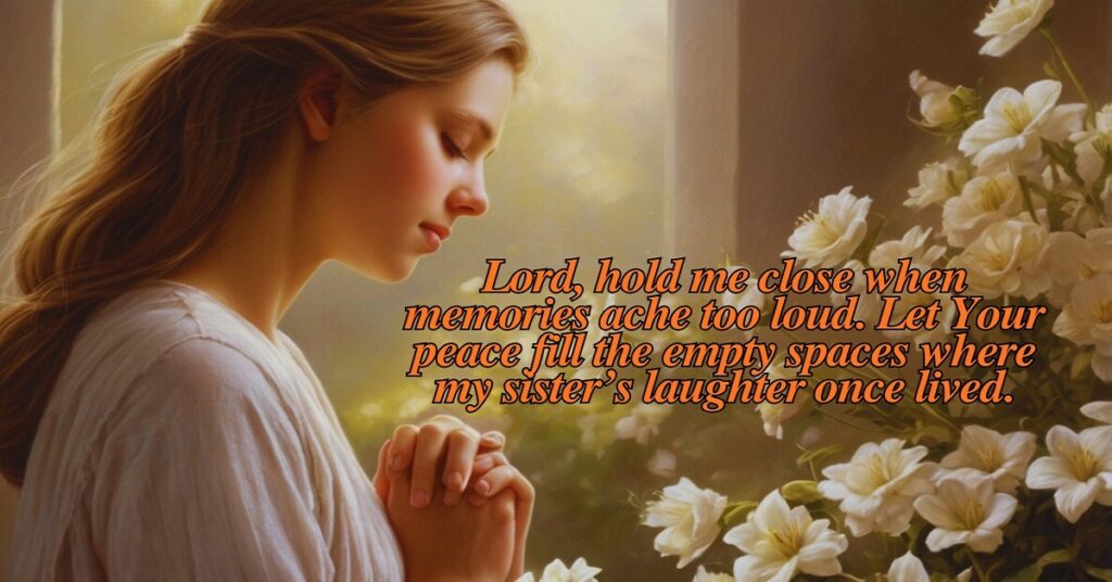 Prayer Comforting Loss of a Sister Condolences