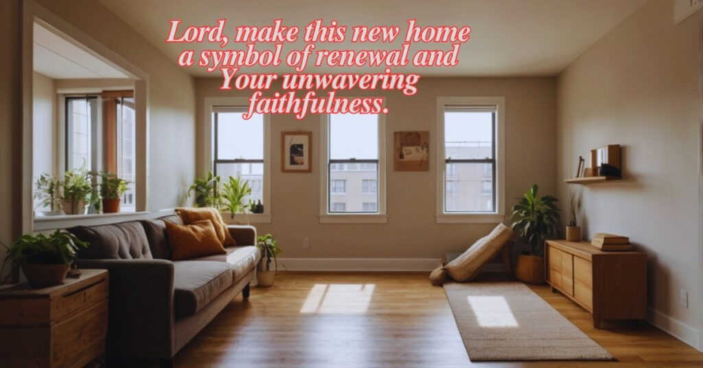 Prayers for Moving Into a New Apartment